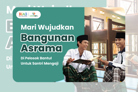 Mari Wujudkan Bangunan Asrama di Pelosok Bantul Untuk Santri Mengaji